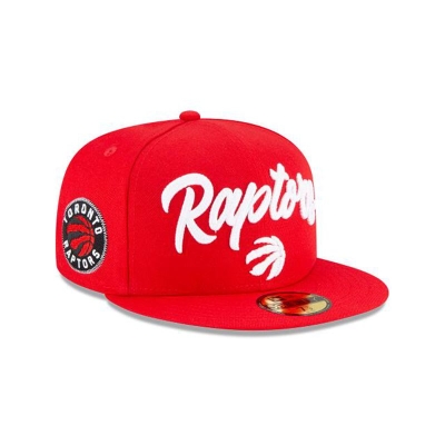 Black Toronto Raptors Hat - New Era NBA NBA Draft Alternate 59FIFTY Fitted Caps USA0634795